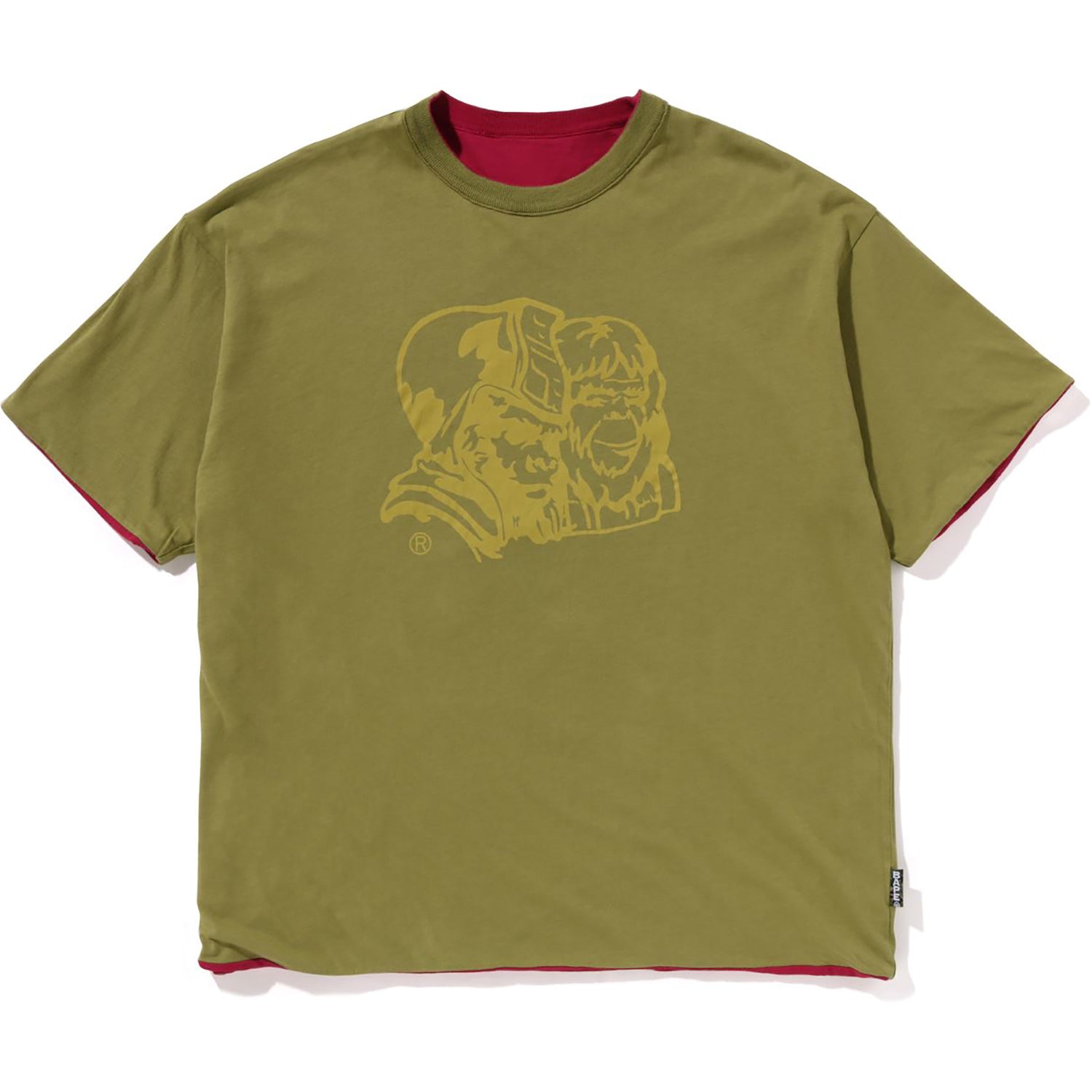BAPE X SEAN WOTHERSPOON REVERSIBLE TEE MENS