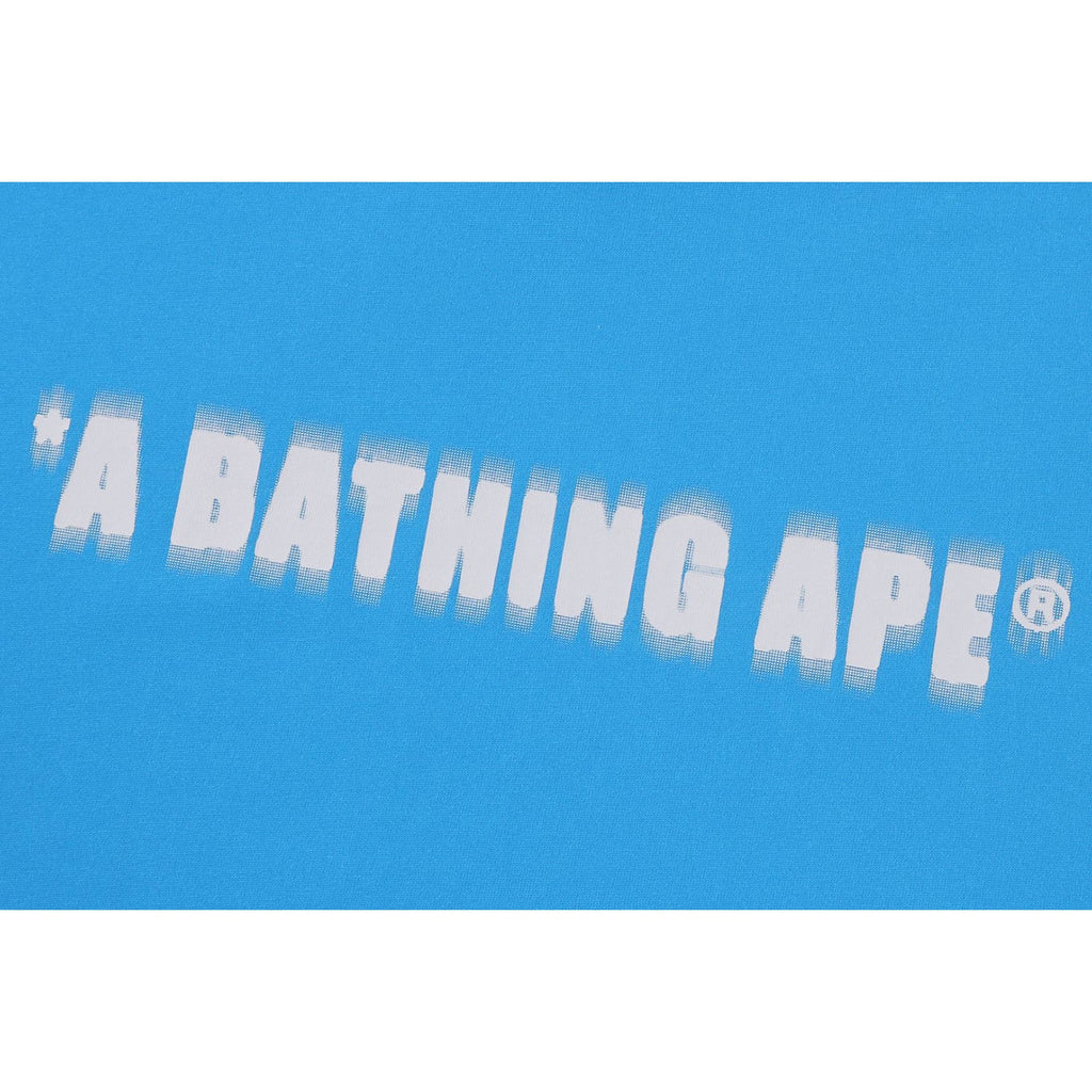 SPRAY PRINT BATHING APE LOGO RELAXED FIT TEE MENS