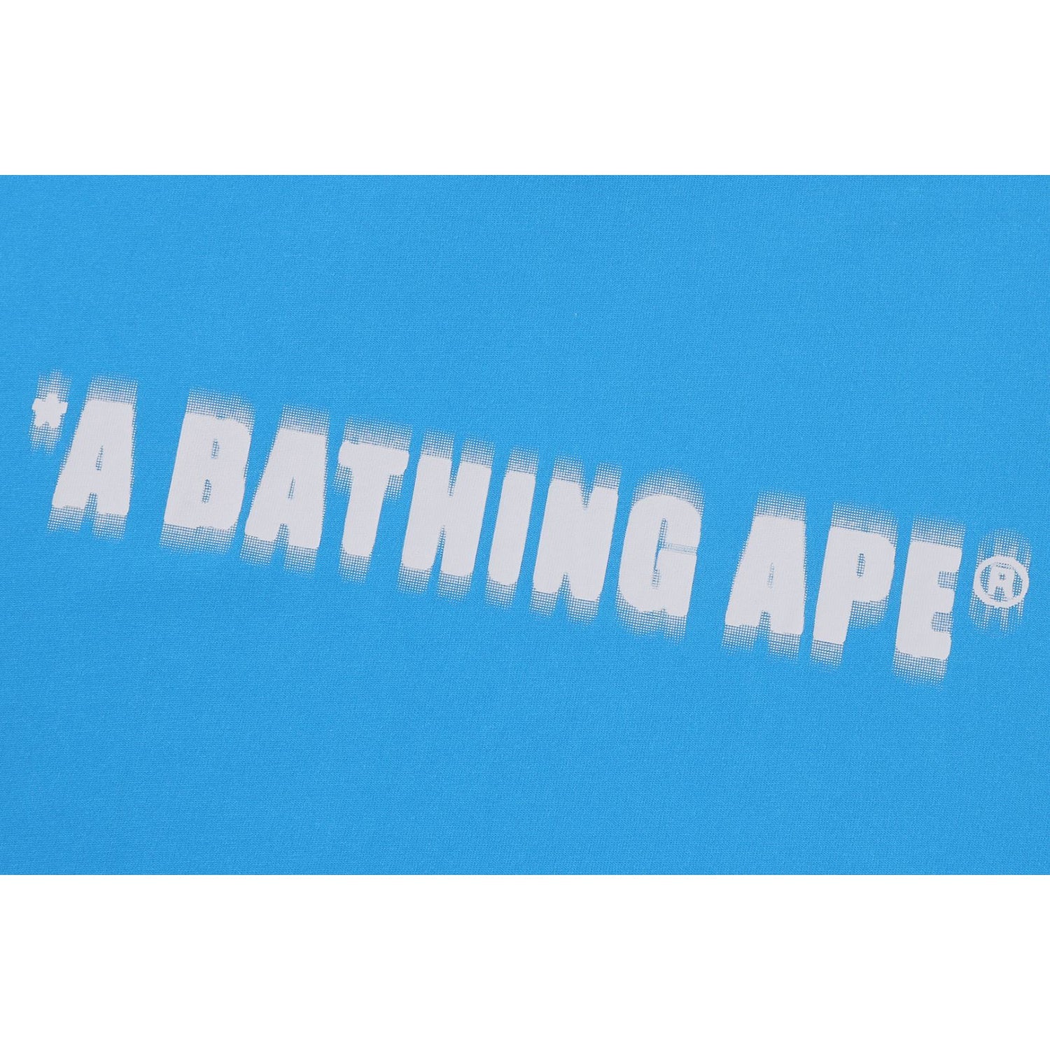 SPRAY PRINT BATHING APE LOGO RELAXED FIT TEE MENS