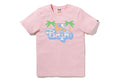 PALM TREE PATTERN MILO ON BAPE TEE LADIES