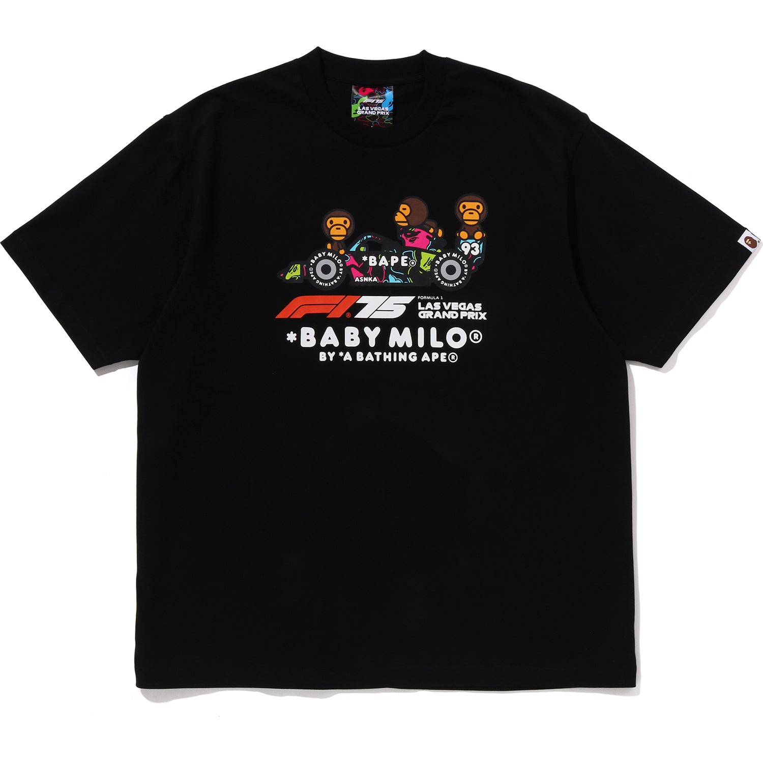 BAPE X F1LV MILO RELAXED FIT TEE MENS